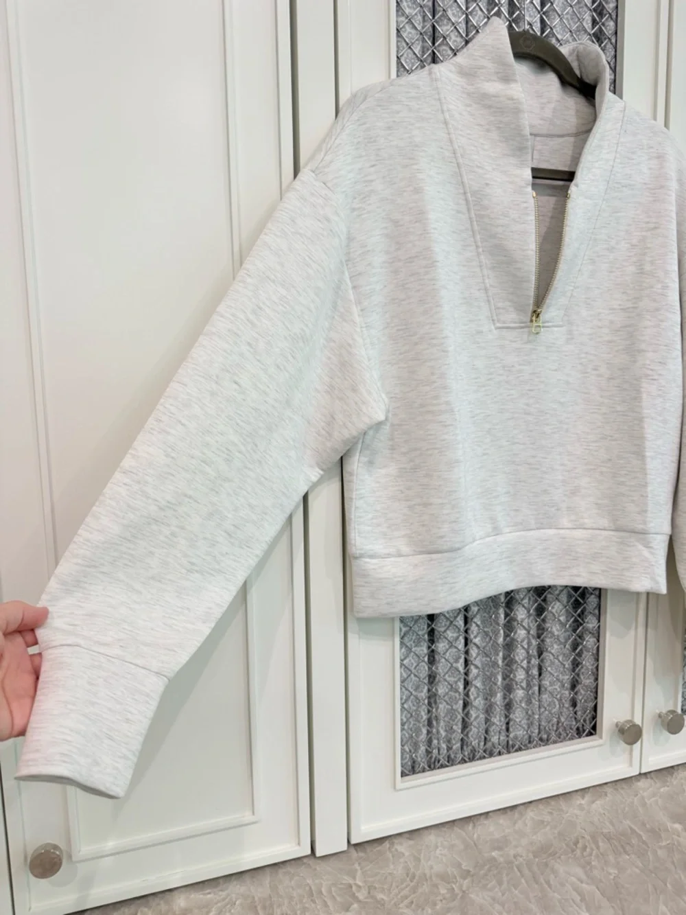 Varley Hawley Half-Zip Ivory Sweat Top - NWOT - Size small - Picture 7 of 11